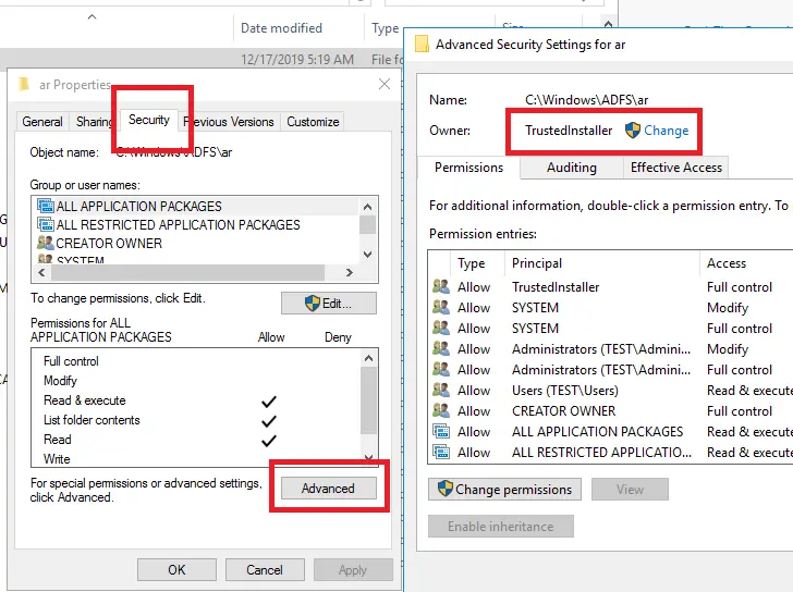 Getting TrustedInstaller Permissions on Windows 10 – TheITBros